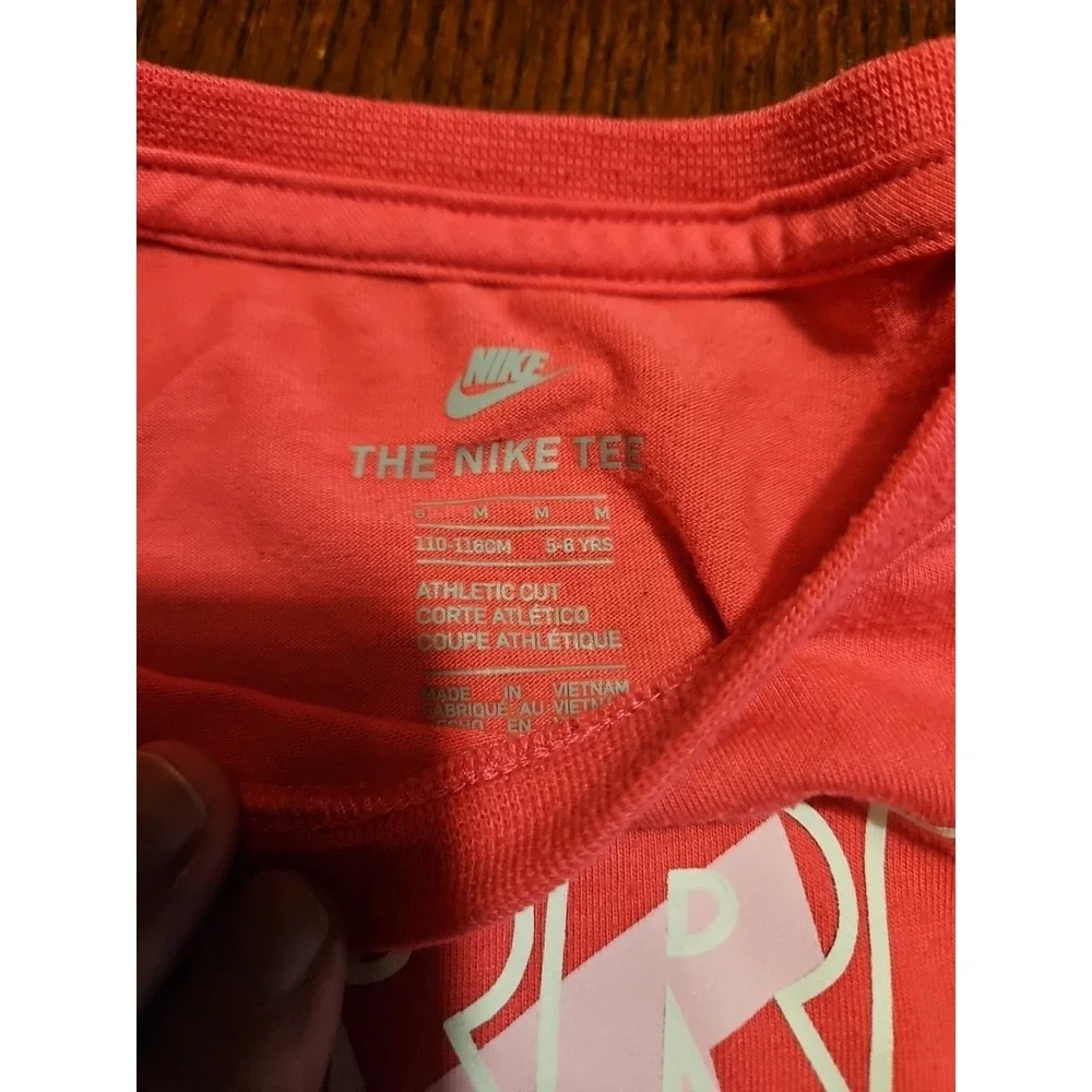 Youth‎ Girl Size 6 Tshirts Holiday Nike & 365 Kids 3pc bundle (A845)